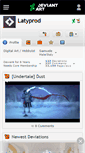 Mobile Screenshot of latyprod.deviantart.com