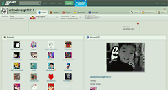 Desktop Screenshot of animelovergirl1011.deviantart.com