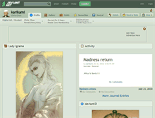Tablet Screenshot of karikami.deviantart.com