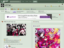 Tablet Screenshot of nakiringo.deviantart.com