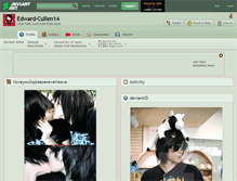 Tablet Screenshot of edward-cullen14.deviantart.com