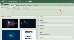 Desktop Screenshot of magicgfx.deviantart.com