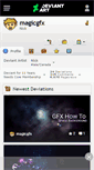 Mobile Screenshot of magicgfx.deviantart.com