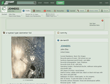 Tablet Screenshot of johndiss.deviantart.com
