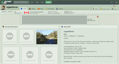 Desktop Screenshot of organblower.deviantart.com