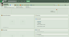Desktop Screenshot of onlybutt.deviantart.com