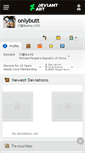 Mobile Screenshot of onlybutt.deviantart.com