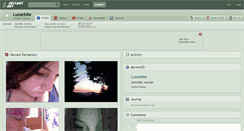 Desktop Screenshot of lunarkite.deviantart.com