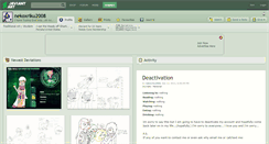 Desktop Screenshot of nekoxriku2008.deviantart.com