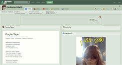 Desktop Screenshot of contoured-hartz.deviantart.com