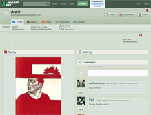 Tablet Screenshot of dosh0.deviantart.com