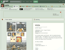 Tablet Screenshot of coshie.deviantart.com