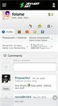 Mobile Screenshot of folome.deviantart.com
