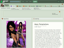 Tablet Screenshot of keana.deviantart.com