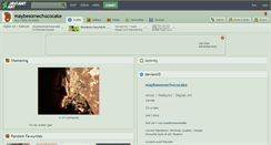 Desktop Screenshot of maybesomechococake.deviantart.com