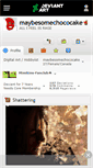 Mobile Screenshot of maybesomechococake.deviantart.com
