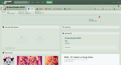 Desktop Screenshot of brokenshadowpelt3.deviantart.com
