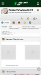 Mobile Screenshot of brokenshadowpelt3.deviantart.com
