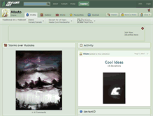 Tablet Screenshot of misuto.deviantart.com