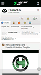 Mobile Screenshot of humanlg.deviantart.com