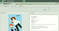Desktop Screenshot of darkangel12344.deviantart.com