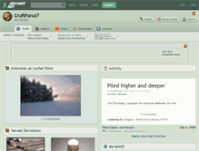 Tablet Screenshot of cruftforce7.deviantart.com