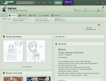 Tablet Screenshot of mig-kun.deviantart.com