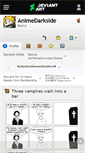 Mobile Screenshot of animedarkside.deviantart.com