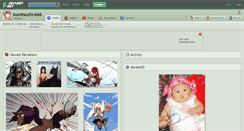Desktop Screenshot of kurotsuchi-666.deviantart.com