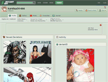 Tablet Screenshot of kurotsuchi-666.deviantart.com
