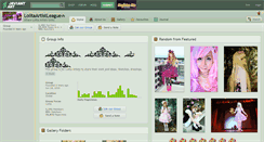 Desktop Screenshot of lolitaartistleague.deviantart.com