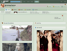 Tablet Screenshot of givemeachance.deviantart.com
