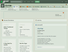 Tablet Screenshot of citywings.deviantart.com