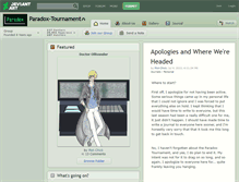 Tablet Screenshot of paradox-tournament.deviantart.com