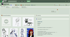 Desktop Screenshot of darth-san.deviantart.com