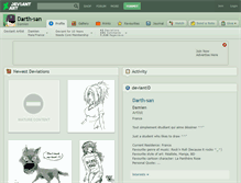 Tablet Screenshot of darth-san.deviantart.com