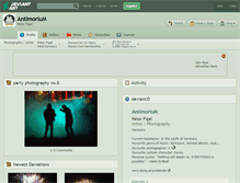 Tablet Screenshot of antimorium.deviantart.com