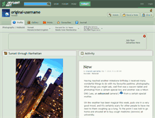 Tablet Screenshot of original-username.deviantart.com