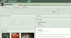 Desktop Screenshot of damadelmuerte.deviantart.com