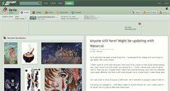Desktop Screenshot of de1in.deviantart.com