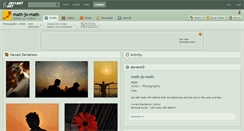 Desktop Screenshot of math-jo-math.deviantart.com