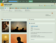 Tablet Screenshot of math-jo-math.deviantart.com