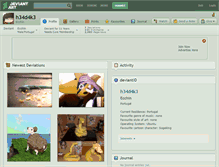 Tablet Screenshot of h34d4k3.deviantart.com