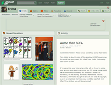 Tablet Screenshot of erstina.deviantart.com