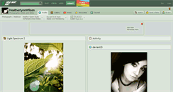 Desktop Screenshot of heatherlynnwilson.deviantart.com