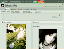 Tablet Screenshot of heatherlynnwilson.deviantart.com