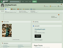Tablet Screenshot of chinarapefaceplz.deviantart.com