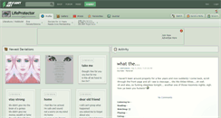 Desktop Screenshot of lifeprotector.deviantart.com
