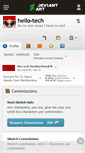 Mobile Screenshot of hello-tech.deviantart.com