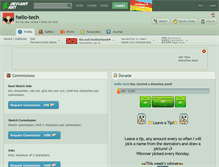 Tablet Screenshot of hello-tech.deviantart.com